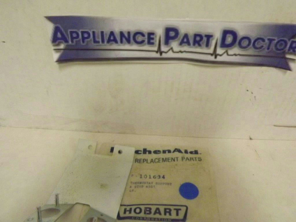 KITCHEN AID WHIRLPOOL REFRIGERATOR 101634 THERMOSTAT SUPPORT & STUD NEW KITCHEN AID WHIRLPOOL REFRIGERATOR 101634 THERMOSTAT SUPPORT & STUD NEW